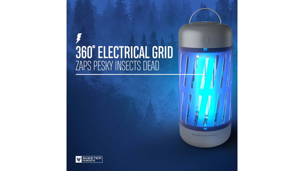 SKEETER HAWK Premium Bug Zapper, Grey, SKE-ZAP-0002
