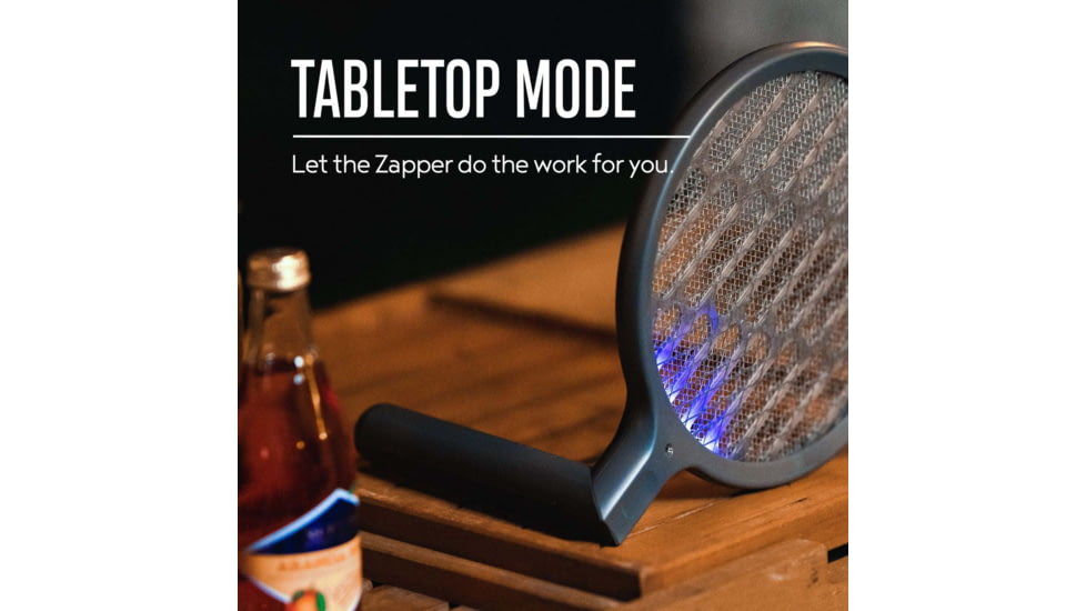 SKEETER HAWK Rechargeable Electric Fly Swatter, Black, SKE-SWA-1000