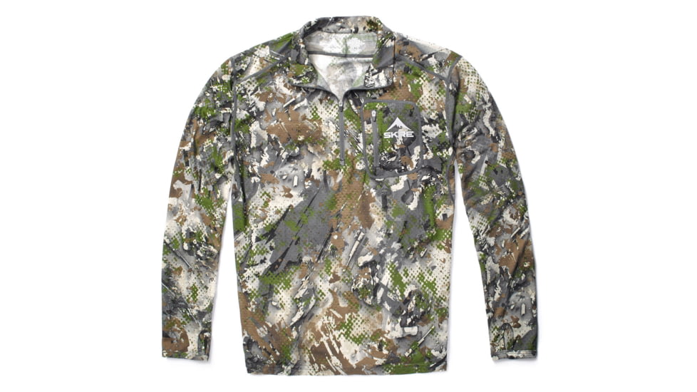 SKRE Gear Kaibab 150 Long Sleeve 1/4 zip Shirt - Mens, Summit, 2XL, KMT2XL2