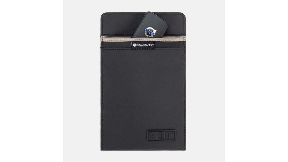 SLNT Magnetic Faraday Key Fob Bag, Black, Small, SPS-SBNMAG