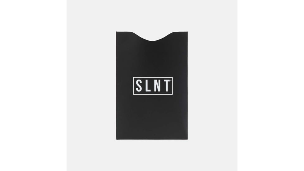 SLNT RFID Blocking Card Sleeves, 5 Pack, Black, SPW-V2CGB