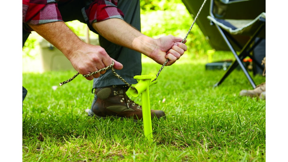 SlotLock 9 inch Anchoring 4-Stake Kit, Green SL9-4B