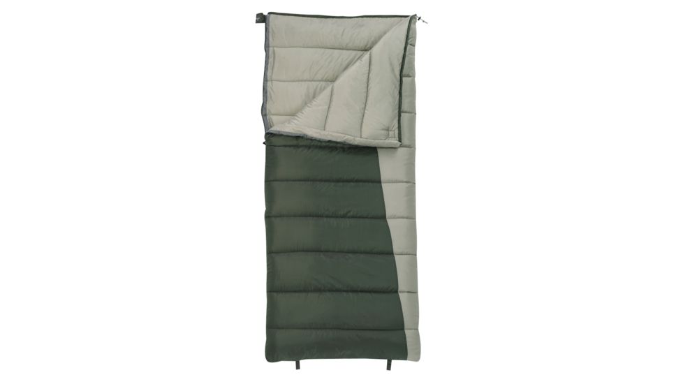 Slumberjack Forest 20 Reg RH Sleeping Bag, Rifle Green, 80in x 34in, 51720613RR