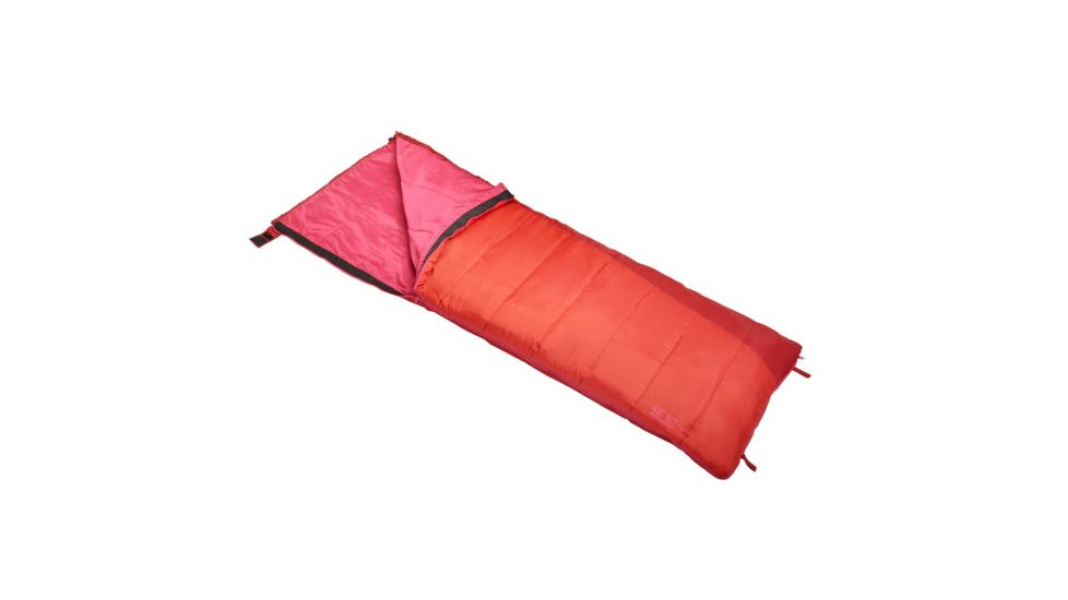Slumberjack Girl's Kit Sleeping Bag, 40 Deg, Raspberry Sorbet, 52727918SR