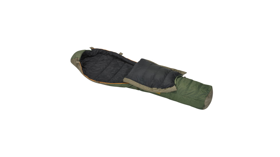Slumberjack Lapland 20 Deg Long Hybrid Dual Zipper, Two-tone Green, long 51732416-DL