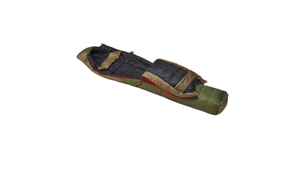 Slumberjack Lapland -20 Deg Reg Hybrid Dual Zipper, Two-tone Green, regular 51732216-DR