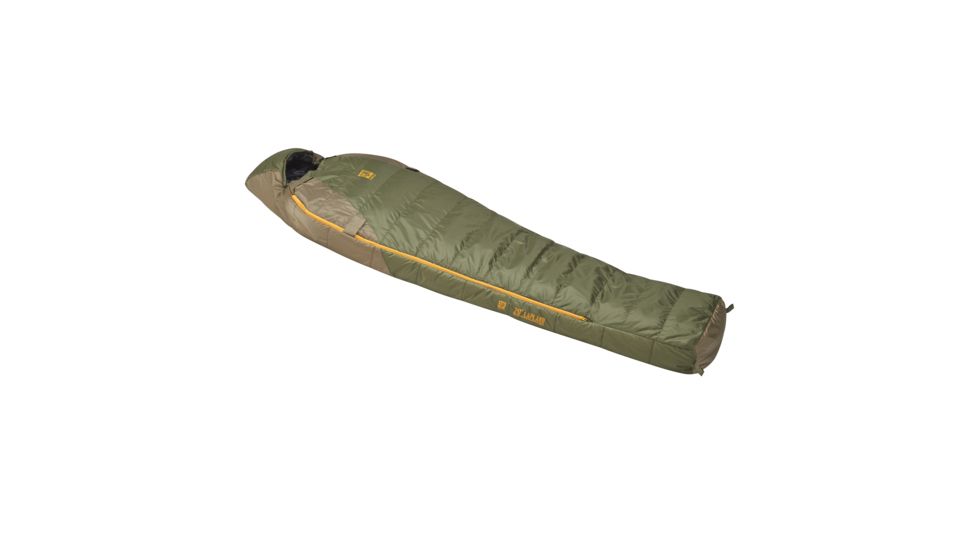 Slumberjack Lapland 20 Deg Reg Hybrid Dual Zipper, Two-tone Green, regular 51732416-DR