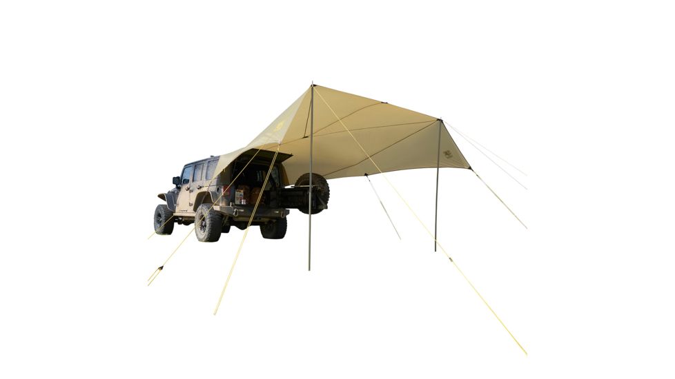 Slumberjack Roadhouse Tarp, 2 Steel Poles, Khaki, 58755517
