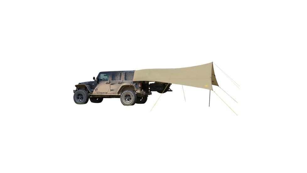 Slumberjack Roadhouse Tarp, 2 Steel Poles, Khaki, 58755517