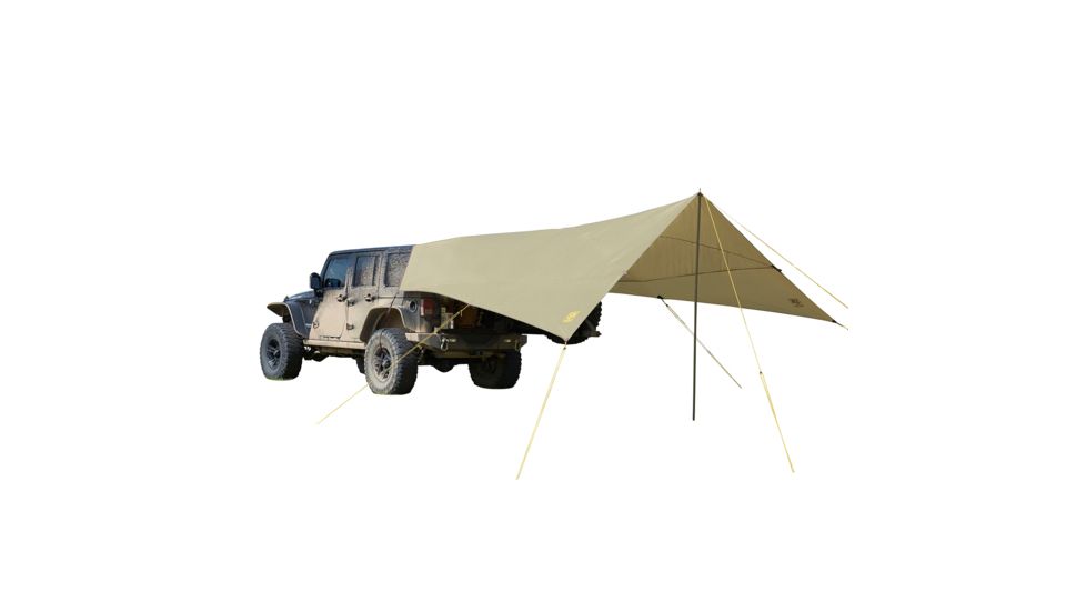 Slumberjack Roadhouse Tarp, 2 Steel Poles, Khaki, 58755517