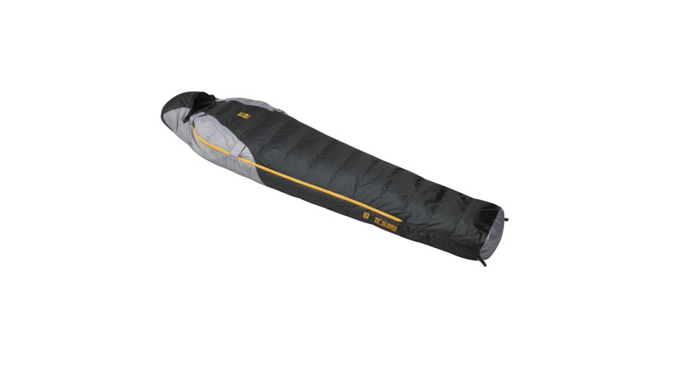 Slumberjack Sojourn 20 Sleeping Bag 550 Down-Black / Smoke-Regular-Double