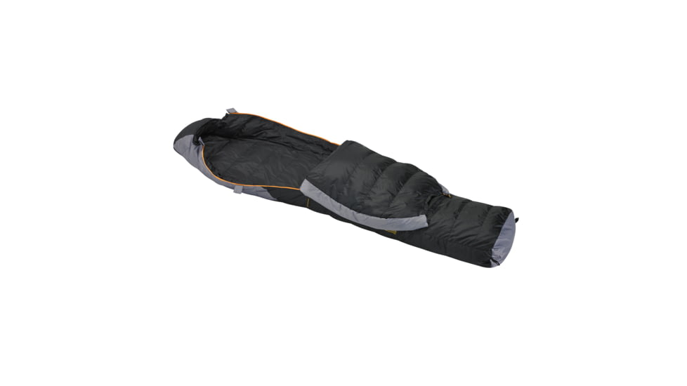 Slumberjack Sojourn 20 Deg 550F Long Dual Zipper, Black &amp; Gray, long 51734416-DL