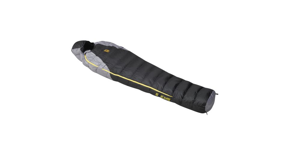 Slumberjack Sojourn 40 Deg 550F Long Dual Zipper, Black &amp; Gray, long 51734516-DL
