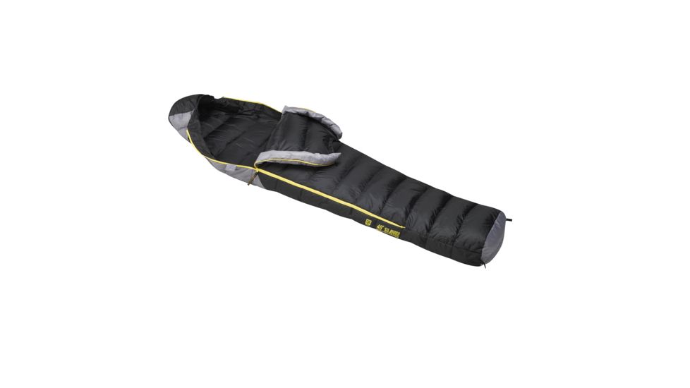 Slumberjack Sojourn 40 Deg 550F Long Dual Zipper, Black &amp; Gray, long 51734516-DL