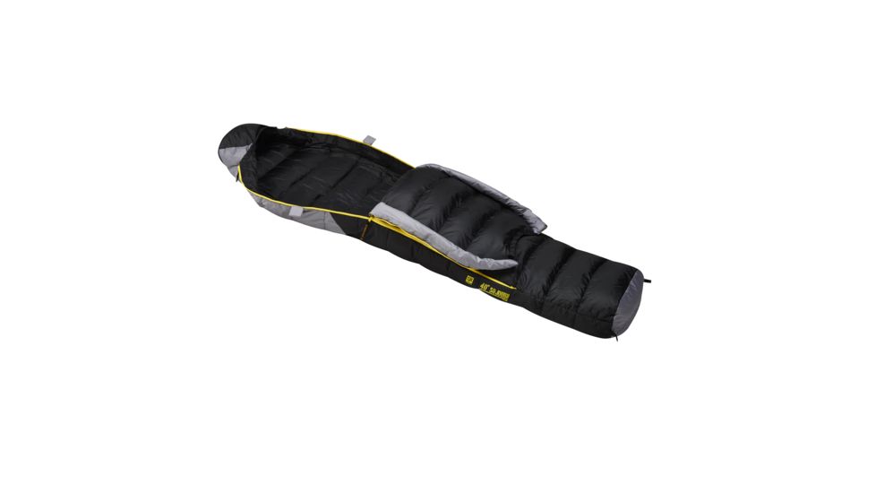 Slumberjack Sojourn 40 Deg 550F Long Dual Zipper, Black &amp; Gray, long 51734516-DL