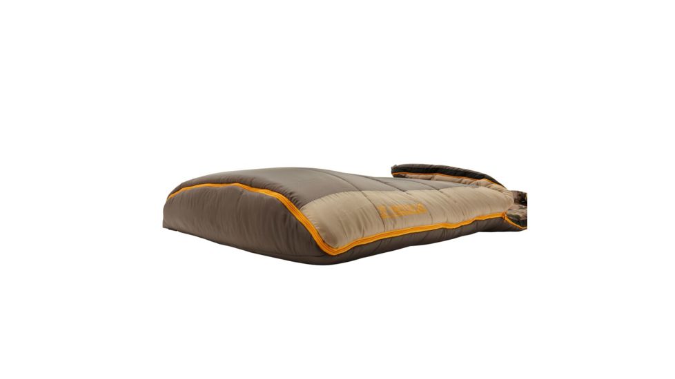 Slumberjack Wheeler Lake Sleeping Bag, 20 Degree Fahrenheit, Brown/Tan/Desert Camo, 51728018