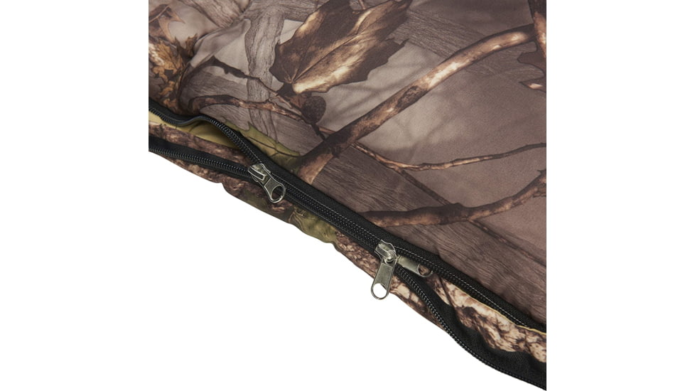 Slumberjack Youth Middle Fork 25-35 Degrees Sleeping Bag, Rectangular, HD Camo, 52735320HD