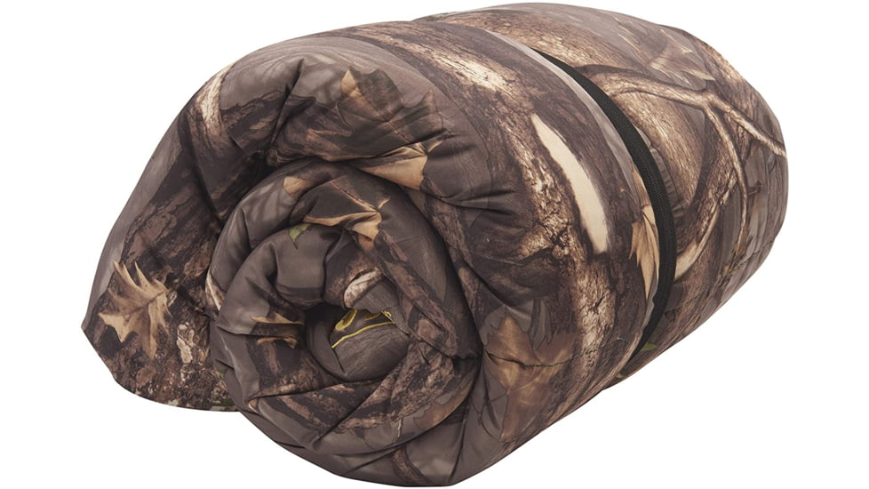 Slumberjack Youth Middle Fork 25-35 Degrees Sleeping Bag, Rectangular, HD Camo, 52735320HD