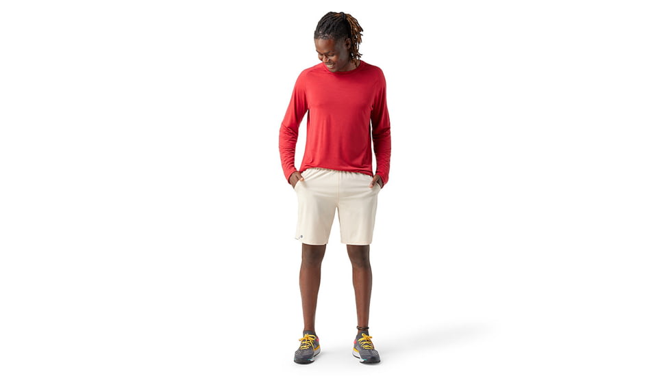 Smartwool Active Lined 8in Short - Mens, Almond, Large, SW016966L311-L