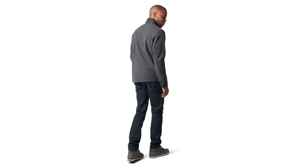Smartwool Anchor Line Full Zip Jacket - Mens, Charcoal Heather, Small, SW016315010-S