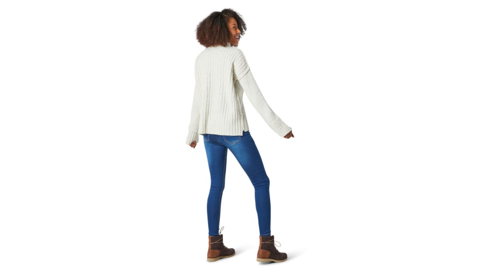 Smartwool Bell Meadow Sweater - Womens, Ash/Light Gray Heather Marl, Medium, SW016385E77-M