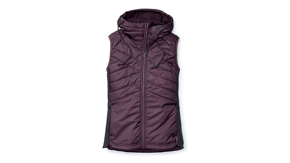 Smartwool Double Propulsion 60 Hooded Vest, Bordeaux, Extra Small, SW015049590XS