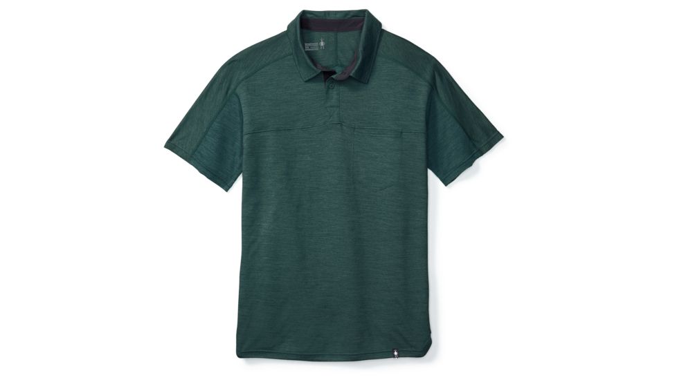 Smartwool Everyday Exploration Polo - Mens, Midnight Green, L, SW000271393-L