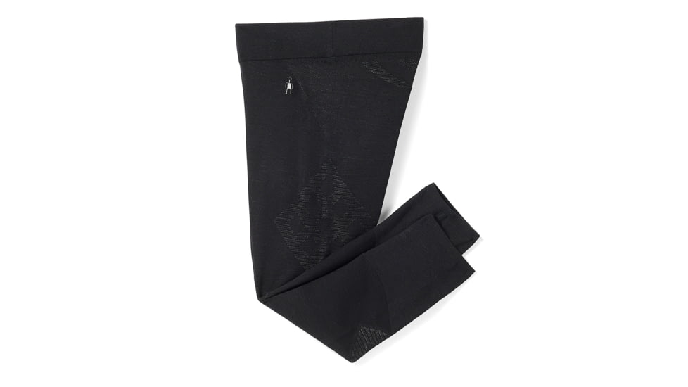 Smartwool Intraknit Thermal Merino Base Layer 3/4 Bottom - Womens, Black/White, Extra Large, SW0168269601-XL