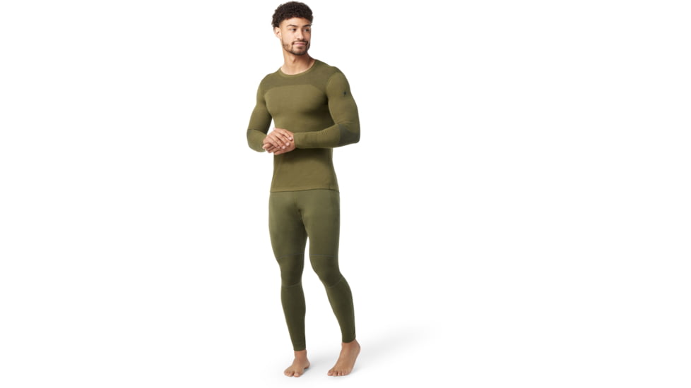 Smartwool Intraknit Thermal Merino Base Layer Crew - Mens, K18 Winter Moss, Medium, SW019286K18M