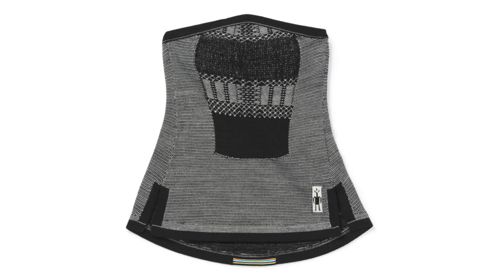 Smartwool Intraknit Thermal Neck Gaiter, Black Plaid, One Size, SW016328E74-1FM