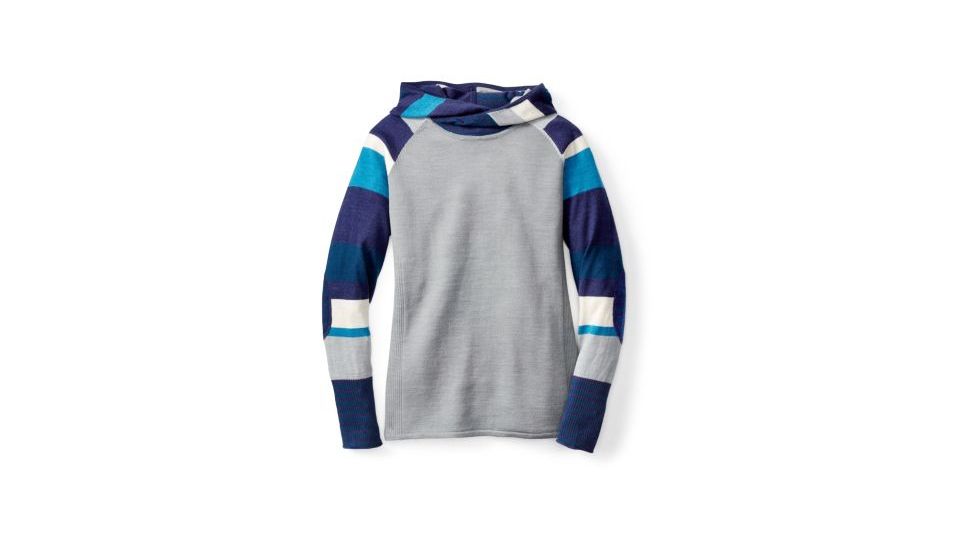 Smartwool Isto Sport Hoody - Womens, Silver Gray Heather, Extra Small, SW000106040XS