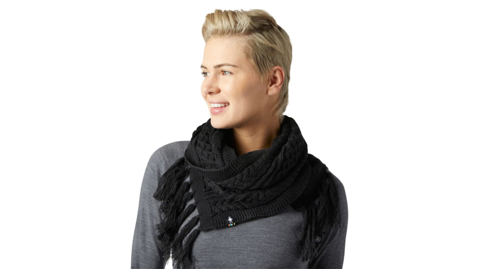 Smartwool Lodge Girl Scarf, Black, One Size, SW018072001-1FM