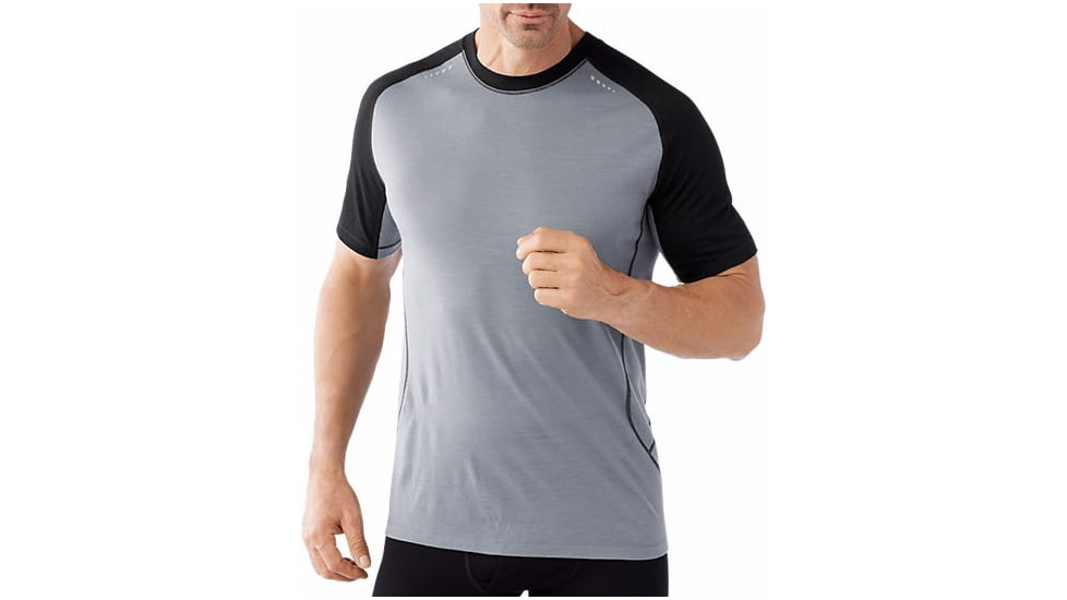 Smartwool PhD Ultra Light Short Sleeve Top - Men's-Alloy-X-Large