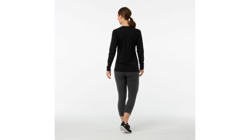 Smartwool Merino 150 Baselayer Long Sleeve - Womens, Black, Extra Small, SW015255001-XS