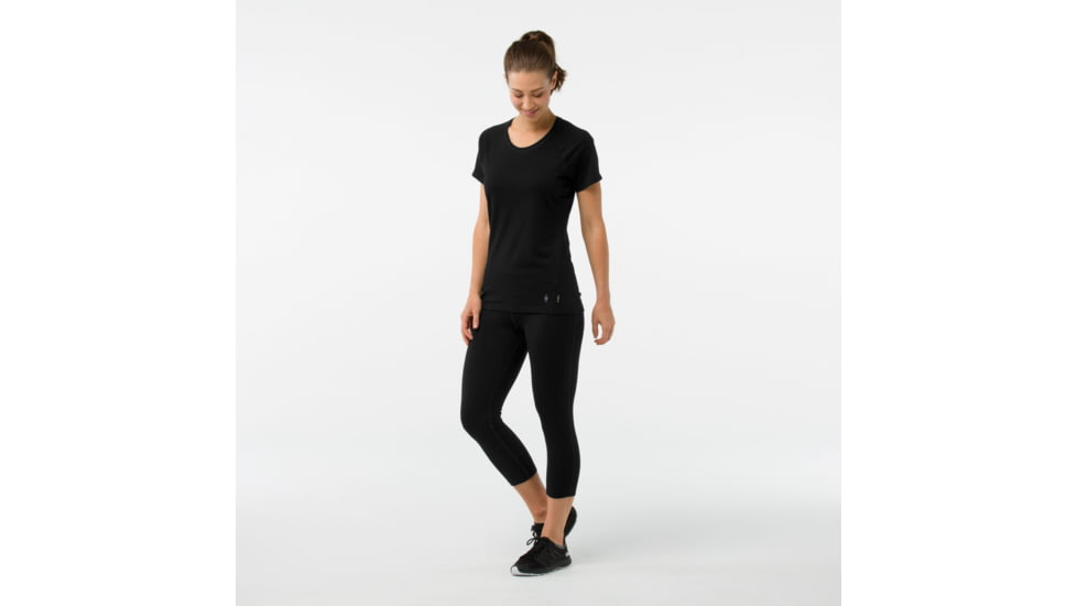 Smartwool Merino 150 Baselayer Short Sleeve - Womens, Black, Small, SW015253001-S