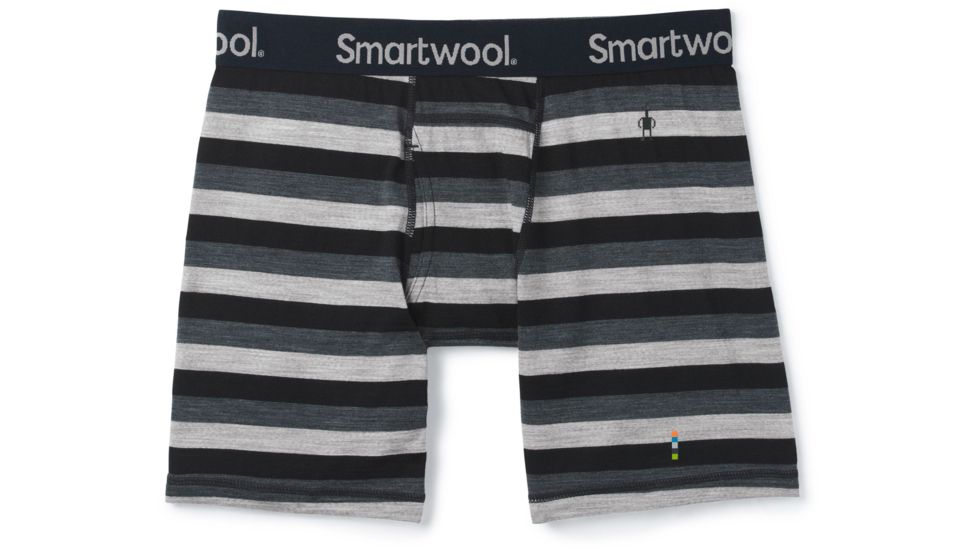 Smartwool Merino 150 Boxer Brief Boxed - Mens, Iron Stripe, Extra Large, SW014011D48-XL