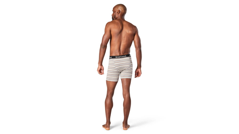 Smartwool Merino 150 Boxer Brief Boxed - Mens, Light Gray Heather Stripe, Extra Large, SW014011F92XL