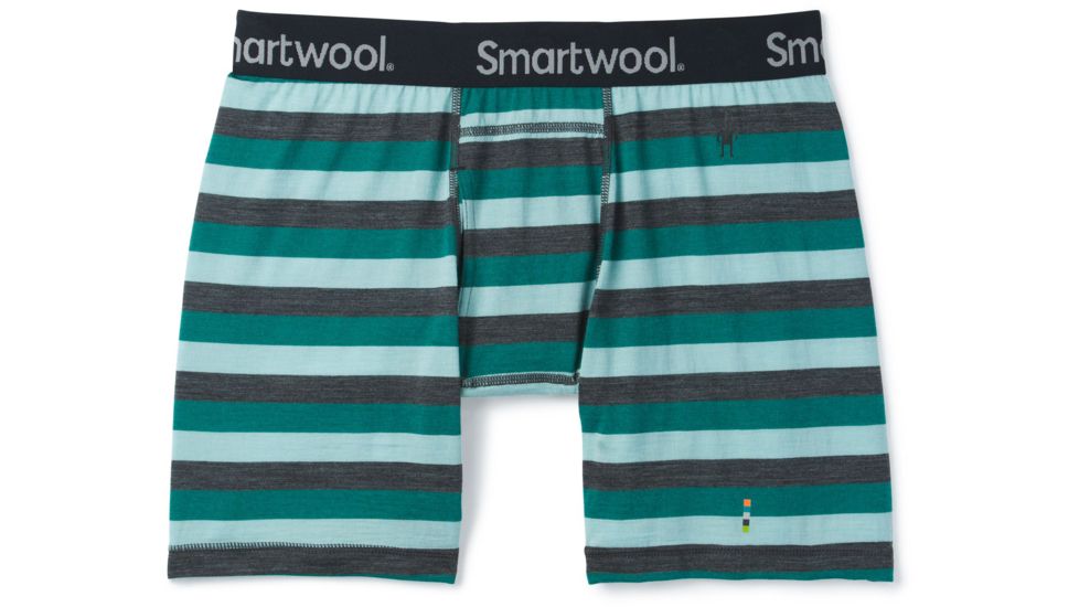 Smartwool Merino 150 Boxer Brief Boxed - Mens, Pacific Stripe, Small, SW014011D55-S