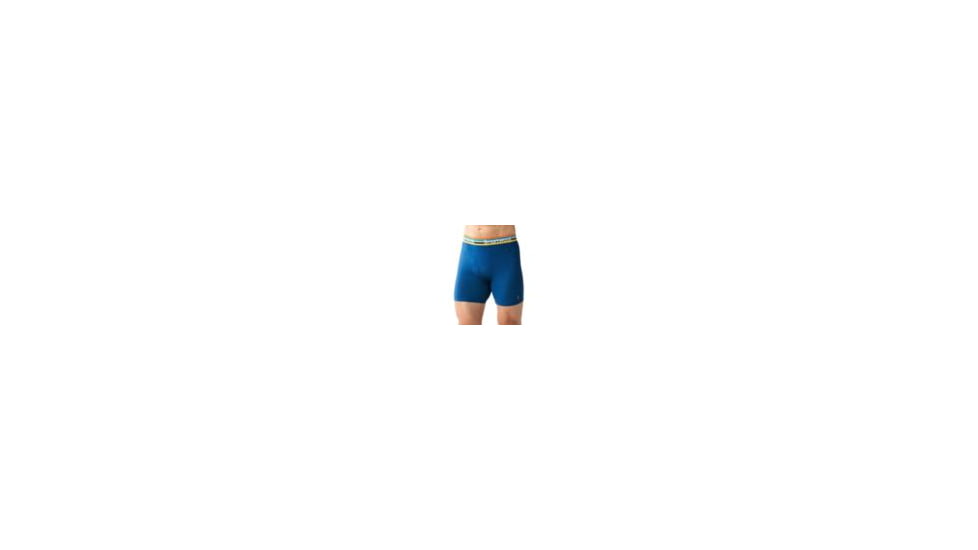 Smartwool Merino 150 Boxer Brief - Men's-Pattern Dark Blue-X-Large
