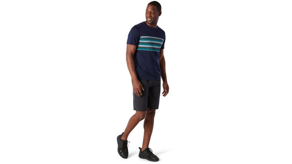 Smartwool Merino 150 Colorblock Short Sleeve - Mens, Deep Navy, 2XL, SW016413092-XXL