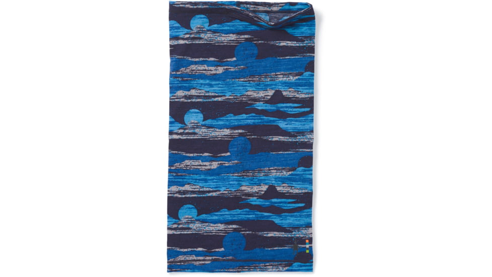 Smartwool Merino 150 Neck Gaiter, Deep Navy Canyon Sunset Print, 1FM, SW018028D61-1FM