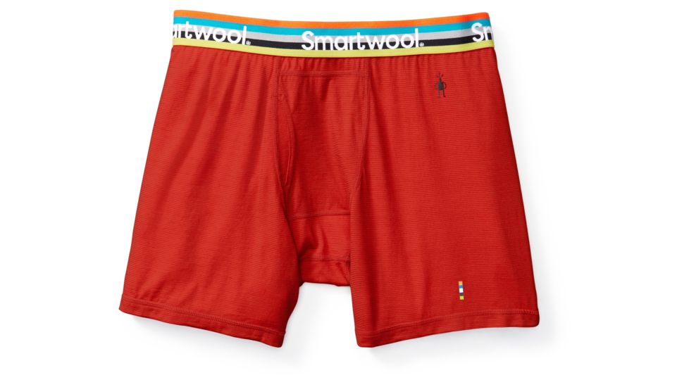 Smartwool Merino 150 Pattern Boxer Brief Mens, Tandoori Orange, XXL, SW014012823-XXL
