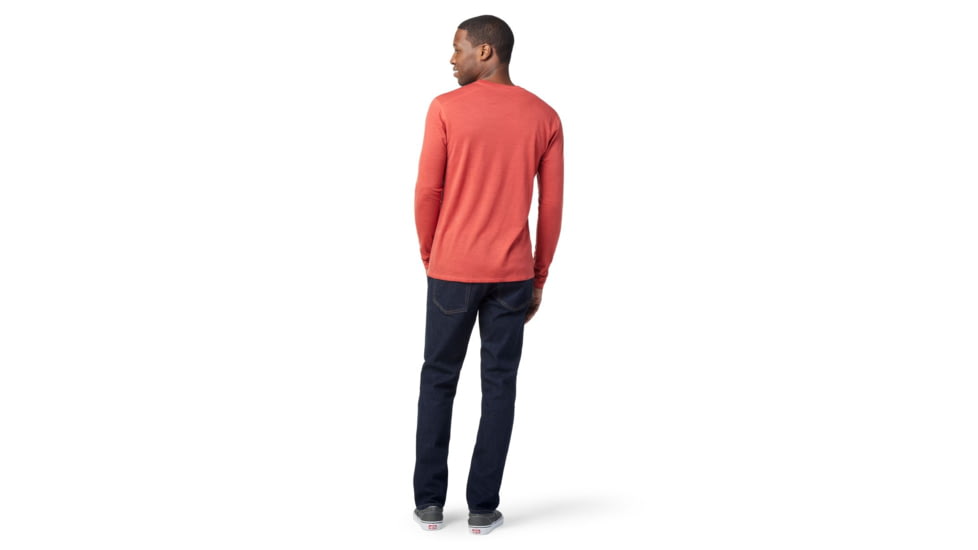 Smartwool Merino 150 Plant-Based Dye Baselayer Long Sleeve - Mens, Earth Red Wash, Small, SW016816J38S