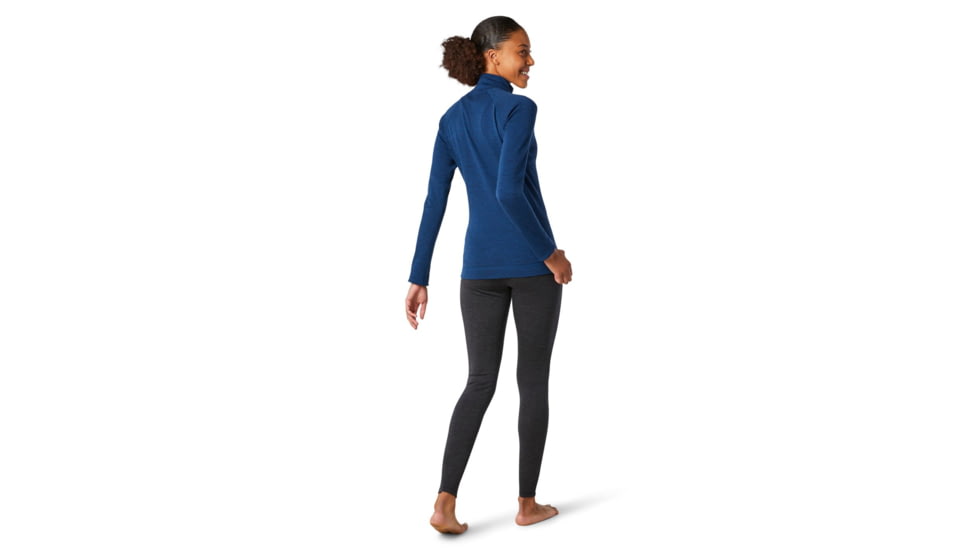 Smartwool Merino 250 Baselayer 1/4 Zip - Womens, Alpine Blue Heather, Small, SW016373B26-S