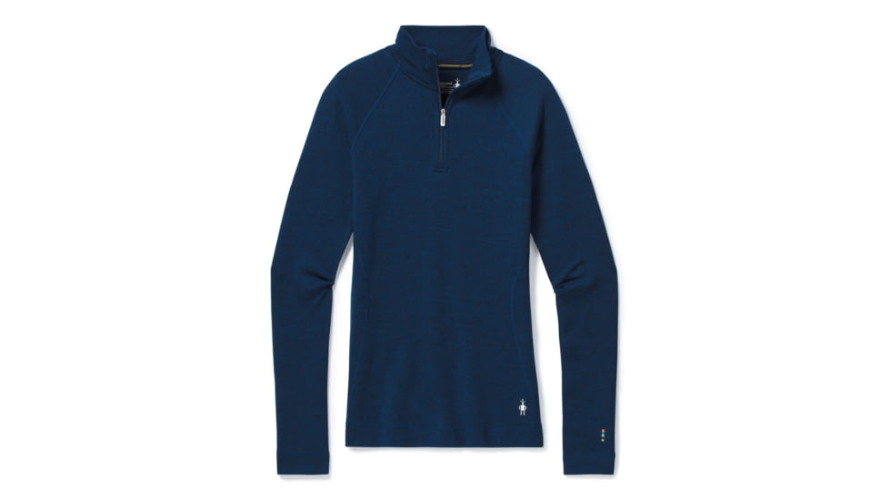 Smartwool Merino 250 Baselayer 1/4 Zip - Womens, Alpine Blue Heather, Small, SW016373B26-S