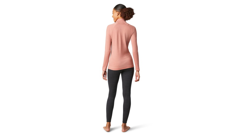 Smartwool Merino 250 Baselayer 1/4 Zip - Womens, Canyon Rose Heather, Small, SW016373C93-S