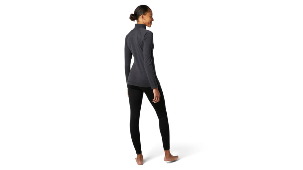 Smartwool Merino 250 Baselayer 1/4 Zip - Womens, Charcoal Heather, Extra Large, SW016373010-XL