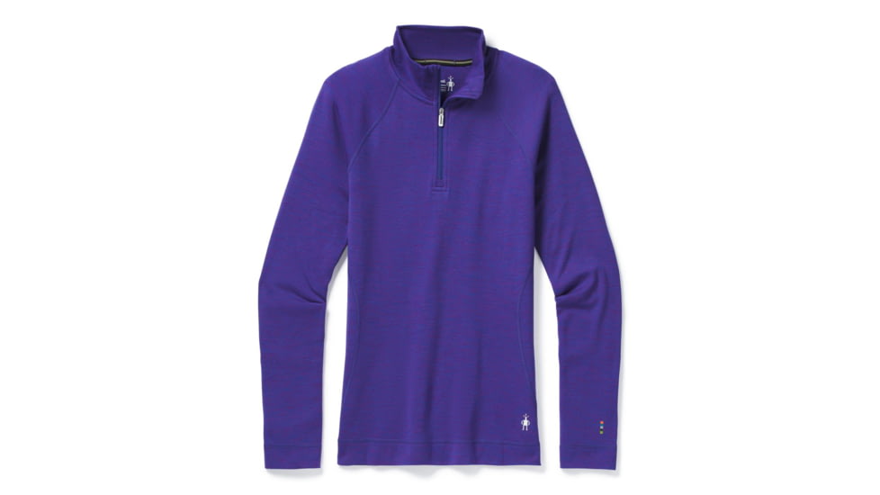 Smartwool Merino 250 Baselayer 1/4 Zip - Womens, Desert Orchid Heather, Small, SW016373C97-S