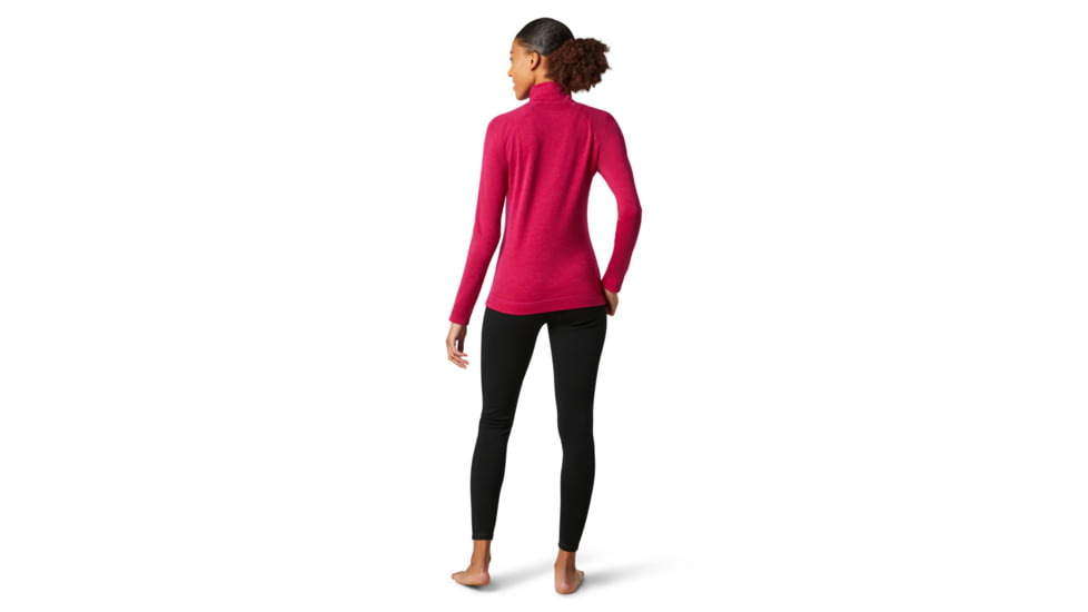 Smartwool Merino 250 Baselayer 1/4 Zip - Womens, Very Berry Heather, Medium, SW016373E24-M