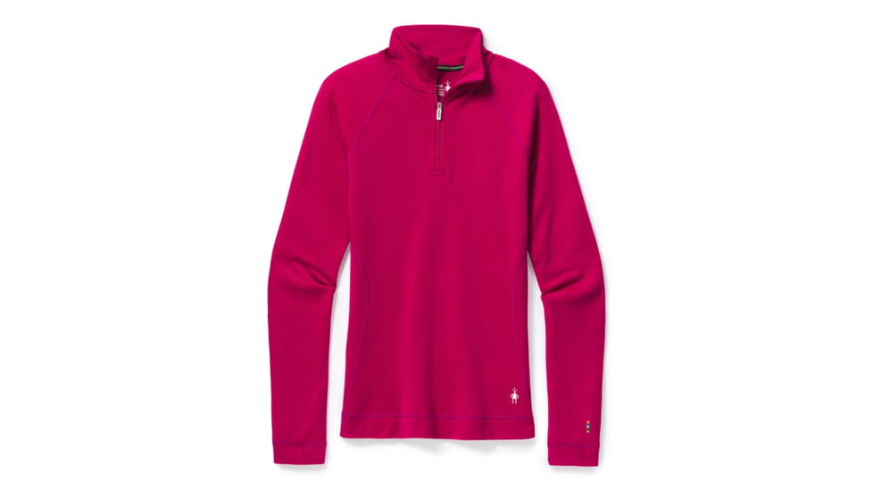 Smartwool Merino 250 Baselayer 1/4 Zip - Womens, Very Berry Heather, Medium, SW016373E24-M